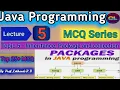 Java Programming MCQ Lecture 5 Inheritance Package and Collection MCQ Java mcq Core Java MCQ