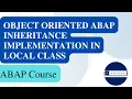 Object Oriented ABAP Inheritance Implementation in Local Class