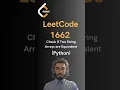 LeetCode Check If Two String Arrays are Equivalent - Python