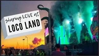 sharing love at loco land festival