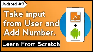 How to take input from user in java Learn Java on Android Java programming on Android for a beginner
