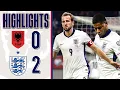 Lagu Three Lions Complete World Cup Qualification Unbeaten! | Albania 0-2 England | Highlights