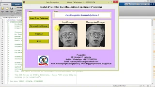 Face Recognition Using Image Processing Using Matlab Project Code