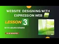 Lesson 3 Mastering Website Design Microsoft Expression Web Tutorial Designing Online Forms