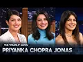 Download Lagu Priyanka Chopra Jonas' Daughter Calls Jonas Brothers Donut Brothers; Eats Hot Ones Wings with Jimmy