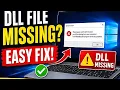 DLL File Missing Error Fix dll is Missing from Your PC in Minutes