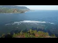Surf at Hanalei Bay Kauai Raw Footage Monday 25