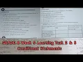 Grade 8 Week 5 Learning Task 2 3 Conditional Statements