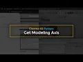 Cinema 4D Python Get Modeling Axis