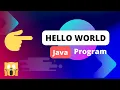 Hello World Java Program Notepad CMD