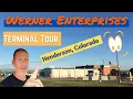 Tour of Werner Terminal Henderson CO Werner Enterprises Terminal Trucking OTR Rookie Driver