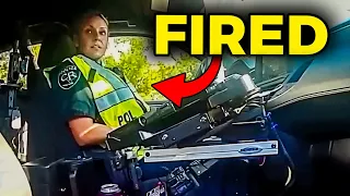 female cop loses her job after arresting a man for doing what he was told