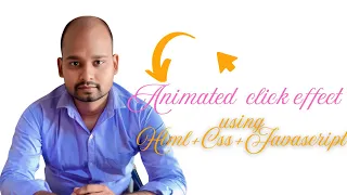 Animated Mouse Click Effect using HTML CSS JS