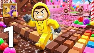 Parkour Escape: The Backrooms - Gameplay Walkthrough Part 1 - SPEED KEYBOARD (IOS, Android)