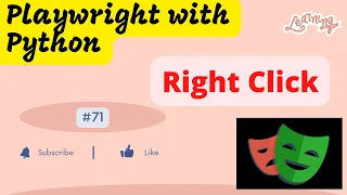 Playwright with Python How to do Right Click using Playwright