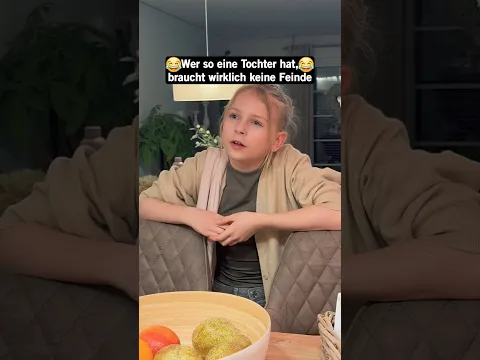 Wer so eine Tochter hat, braucht wirklich keine Feinde 😂