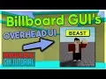 Roblox GUI Scripting Tutorial - Billboard GUIs Beginner to Pro 2020