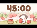 45 Minute Timer Study Timer for Classroom Focus