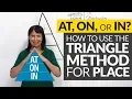 Lagu AT, ON, or IN? The Triangle Method for Prepositions of Place