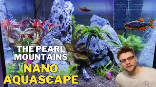 the pearl mountains nano aquascape tutorial