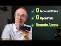 Remote Homelab Access the RIGHT Way No Open Ports No Inbound Rules