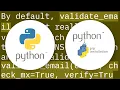 How to Check if an Email Exist in Python