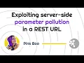 Exploiting server side parameter pollution in a REST URL PortSwigger Academy tutorial