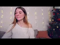 pretty pink girl on webcam