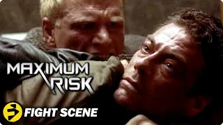 MAXIMUM RISK Jean Claude Van Damme Elevator Fight Scene 