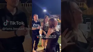 رقص بيسان في حفلة عيد ميلاد امجد جمعه وبيسان اسماعيل وفؤاد جنيد شورتز 