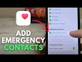 How To Setup And Add Emergency Contacts To iPhone