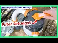 Bestway Pool FILTER Settings Pool pump Settings