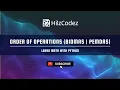 Order of Operations BIDMAS PEMDAS Learn Math with Python
