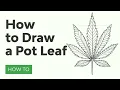 How to Draw a Pot Leaf