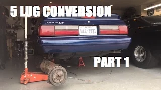 1986 Mustang GT Project - 5 Lug Conversion