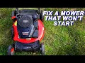 Fixing A Powersmart Mower That Won t Start