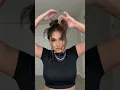 Easy updo hairstyle