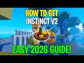 EASIEST Guide to get Instinct V2 in Blox Fruits