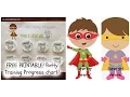 Potty Training progress chart for Toddlers FREE Printable