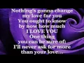 Download Lagu GLENN MEDEIROS - Nothing's Gonna Change My Love For You (Lyrics)