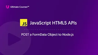 13 POST a FormData Object to Node js