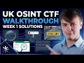 OSINT Image Analysis Guide - Week 1 CTF Walkthrough