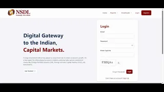 Steps to Register on NSDL Portal for FPI Registration
