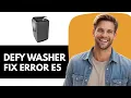 How to Troubleshoot a Beeping Defy DTL153 Washing Machine with E5 Error