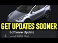How to Get Tesla Software Updates Faster