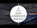 Java Complete Tutorial Ep 55 - Writing Output to Files FileOutputStream