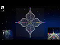 A Cross Style of Polyrhythmic Pendulum Wave visualization