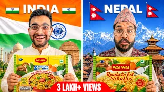India vs Nepal Snacks 🇮🇳🇳🇵| Let’s Help Nepal
