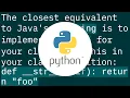 How do I change the string representation of a Python class