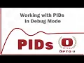 Working with PIDs in Debug Mode in PAC Control